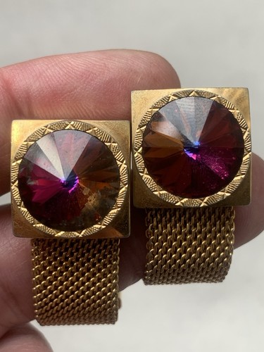 Vintage gold tone - gold, watermelon
