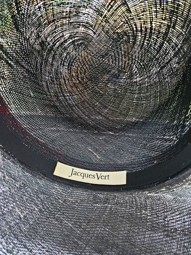 Jacques vert black straw wide - jacques,