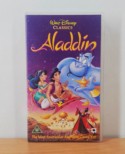 Disney aladdin vhs video - vhs,
