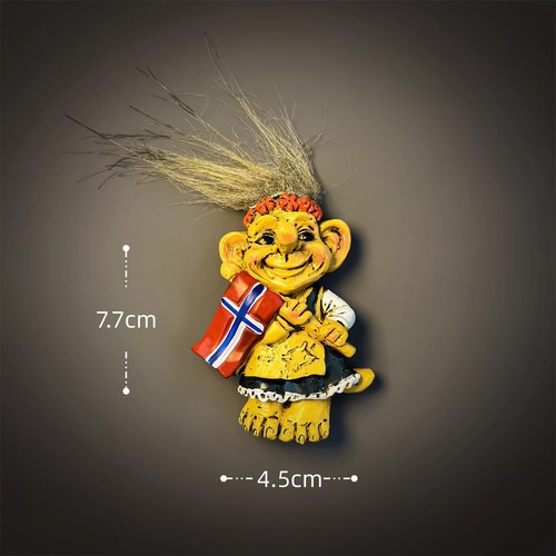 Norway troll flag souvenir - souvenir, 3d