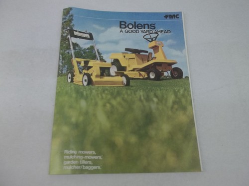 Bolens riding mower mulching