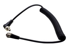 Male to Male M-M FLASH PC Sync Spring Cable Cord Screw Lock for YONGNUO RF-603