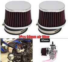 2x Air Filter 60mm Cleaner For