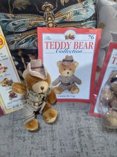 The Teddy Bear Collection Bears X 3 Plus Their Magazines. Vgc