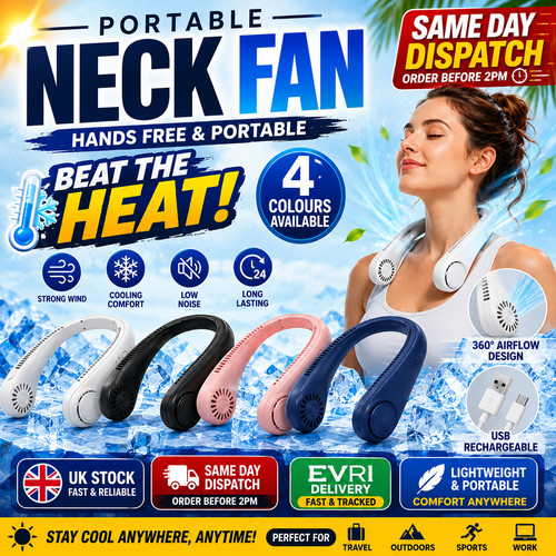 Neck fan hands free usb - fan,