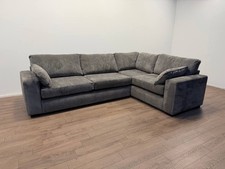 Habitat Elmdon Fabric Right Hand Corner Sofa – Grey..