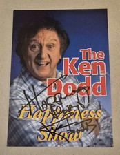 Ken Dodd Signed 2013 Tour Leaflet.
