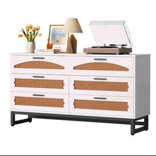 Mericonia 6-Drawer Rattan