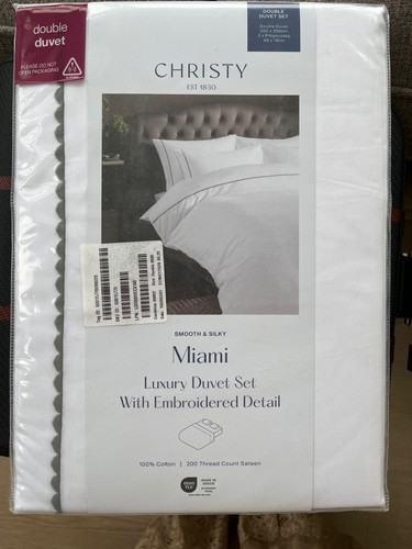 Christy double duvet set - christy,