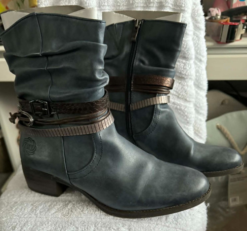 Marco tozzi navy cowboy - navy,