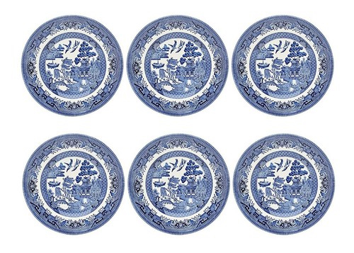 Churchill blue willow china - churchill,