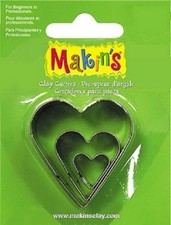 Mini 3 Pc Cutters Metal Cake