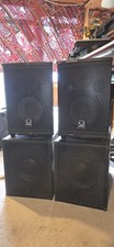 Turbosound awesome mini sound system 2x TCS-35 + 2x  TCS-108 8" subwoofers VRare