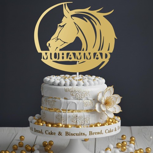 Horse birthday cake topper - horse,