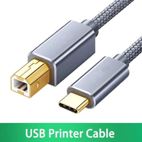 Usb b braided - to,
