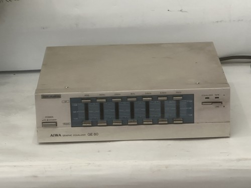 Aiwa graphic equalizer - ge, 80
