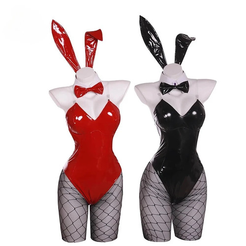 Red black bunny suit - bunny,
