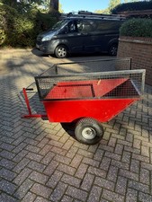 SCH Tipping Trailer for Quad Bike Or Ride On Mower. Collection Only.