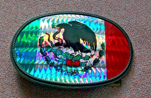 Box7 brass belt buckle - belt,