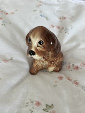 Weatherby England Ceramic Spaniel Dog Figurine Vintage Used