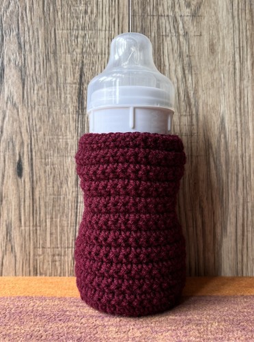 Handmade crochet baby bottle - handmade,