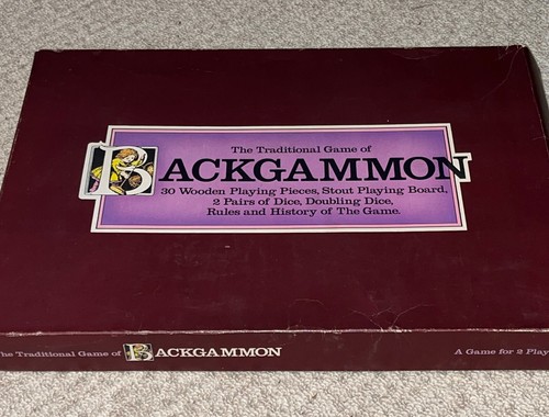 Backgammon board game complete - board,
