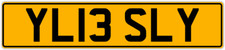 LESLY ❤ LESLEYS LES LESLEY LESLIE LEZ PRIVATE REGISTRATION NUMBER PLATE YL13 SLY