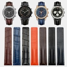 22-24mm Leather Watch Strap