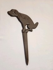 Cast Iron Dog Shaped Brown
