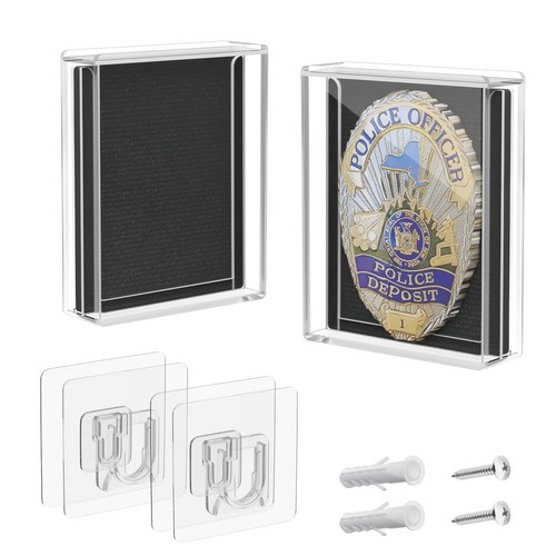 Acrylic badge display - acrylic,