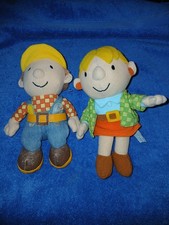 Bob The Builder Bob And Wendy Born To Play Vintage Plush Beanies 1998