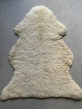 Genuine Sheepskin Rug Natural White