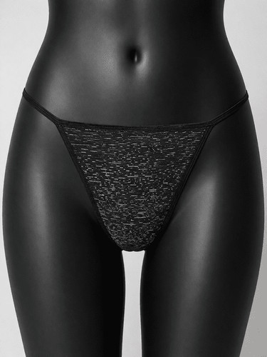 Ladies silver speckled - speckled, tangas