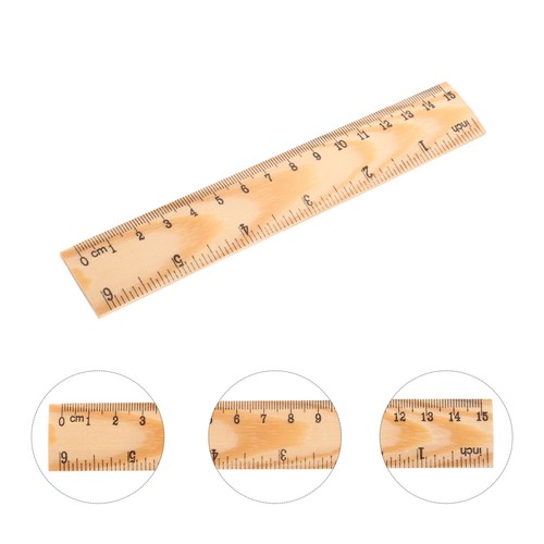 20pcs wooden kids rulers - 20pcs,