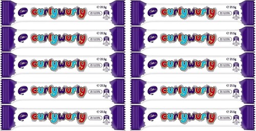 Curly wurly chocolate - curly, bars