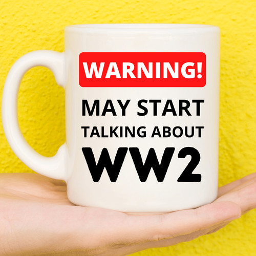Warning ww2 mug - ww2, |