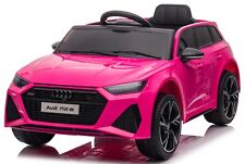 Audi RS6 Ride on Car Kids Licensed Avant Performance SUV 12V Electric Pink