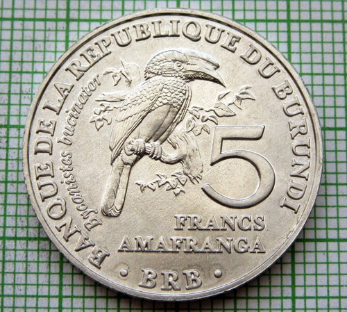 Burundi 2014 francs birds - burundi, 5