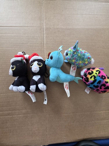 Job lot beanie boos - job, 5x