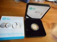 2017 UK Silver Proof Piedfort £1 coin Nations of the Crown Lot 219