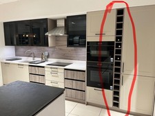 HACKER ROMA CASHMERE GERMAN EX DISPLAY 150 SILVER OAK  WINE RACK ONLY