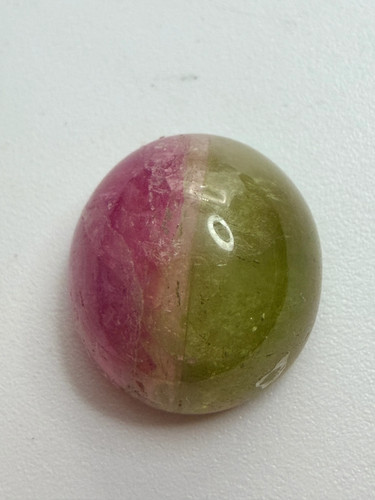Watermelon tourmaline cabochon - watermelon,