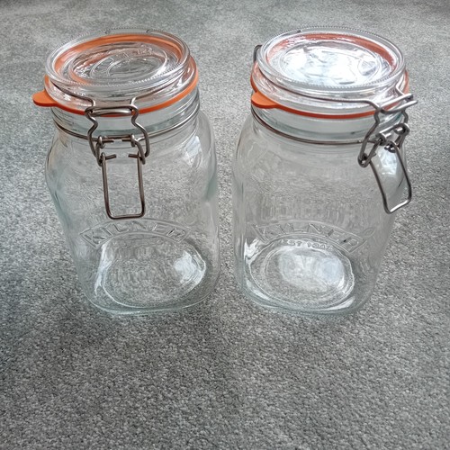 Two kilner jars clip - two,