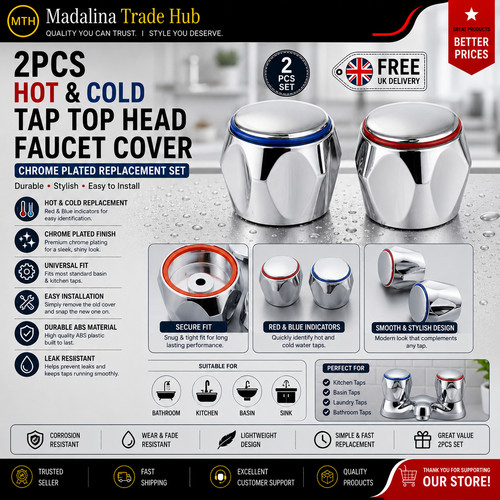 2pcs hot cold - 2pcs, head