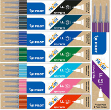 Pilot FriXion Point 0.5mm Erasable Rollerball Pen Refills BLS-FRP5 8 Colours