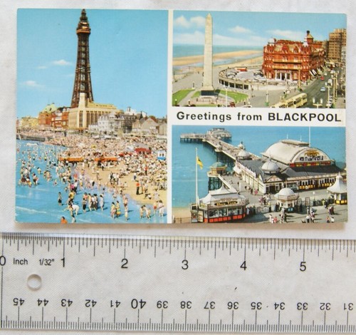 Old postcard greetings from - old,