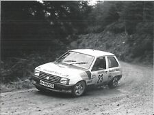 VAUXHALL NOVA SPORT  GROUP A OF HARRY HOCKLY / JOHN MEADOWS 1986 B/W PHOTOGRAPH