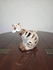 Contemporary Studio Pottery Cat Figurine 