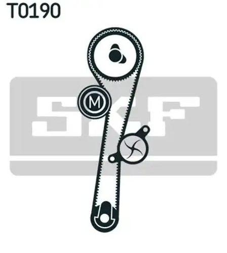 Timing belt kit - +, pump