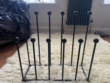 Wrought Iron Boot Rack Shoe Rack Wellie Rack Indoor 6 Pairs